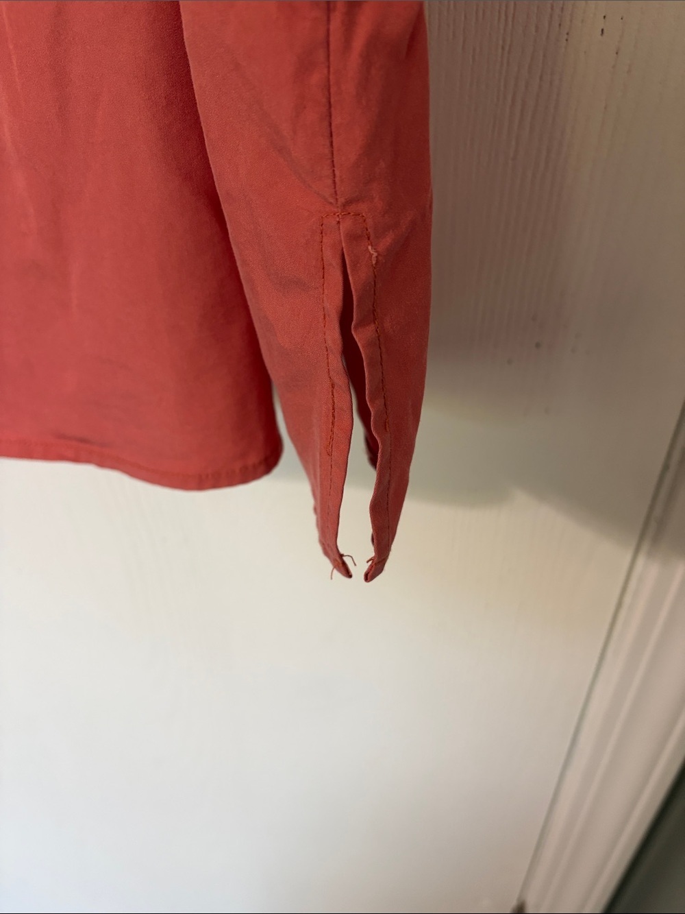 Eileen Fisher Crepe Silk Blend Coral Maxi A-Line Skirt Like New Sz Small Fit Med - Picture 4 of 7
